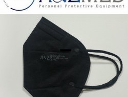 Ochranný respirátor FFP2 bez výdychového ventilu - čierna